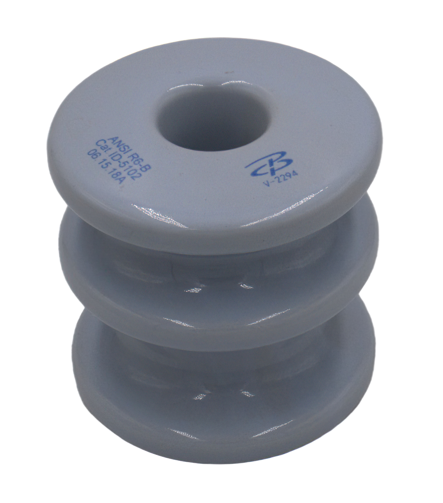 3000lb, ANSI 70 Gray, Spool Insulator 