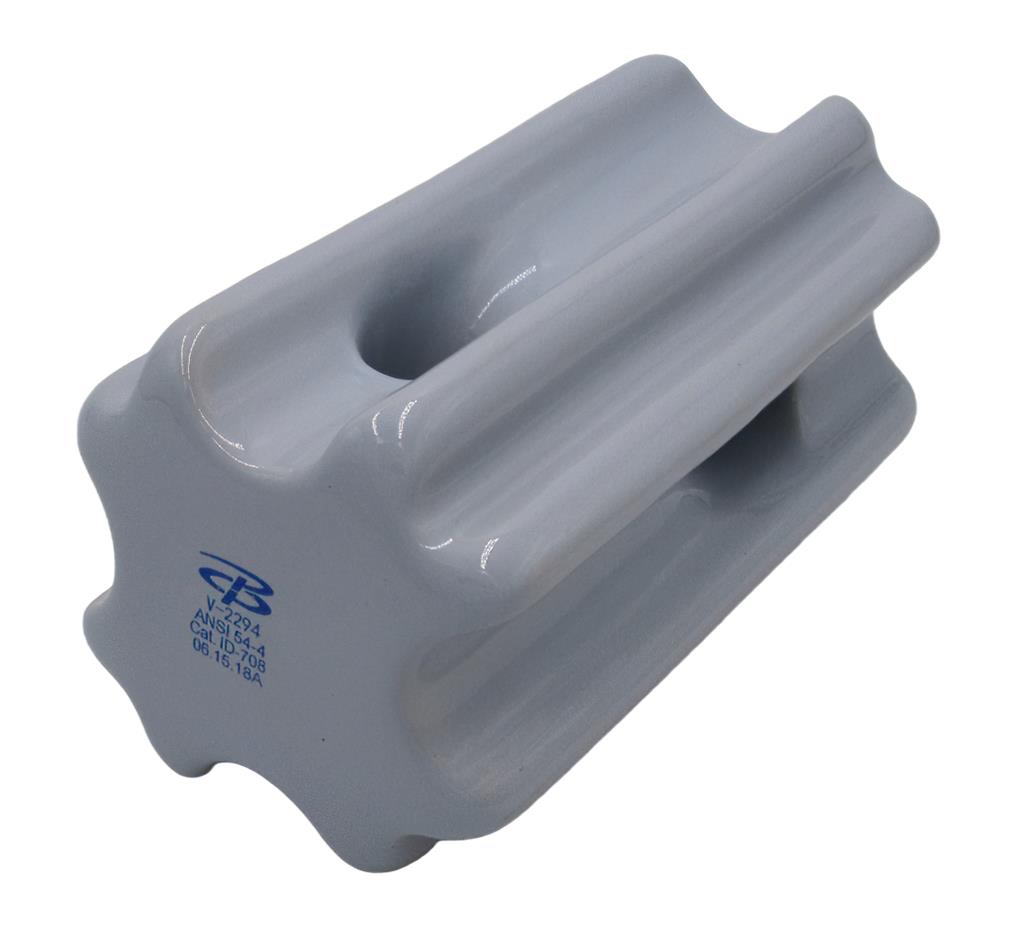 54-4, 20kip Tensile Strength, ANSI-70 Gray, Guy-Strain Insulator