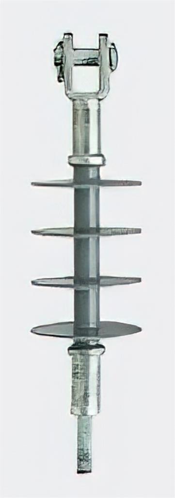 15kV, 15kip, Clevis-Eye, 16" Leakage, 12.5" Connection Length, Polymer Dead End Insulator