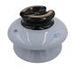 56-2, K-Neck, Semi-Conductive Glaze, ANSI 70 Gray Finish, Pin Type Insulator